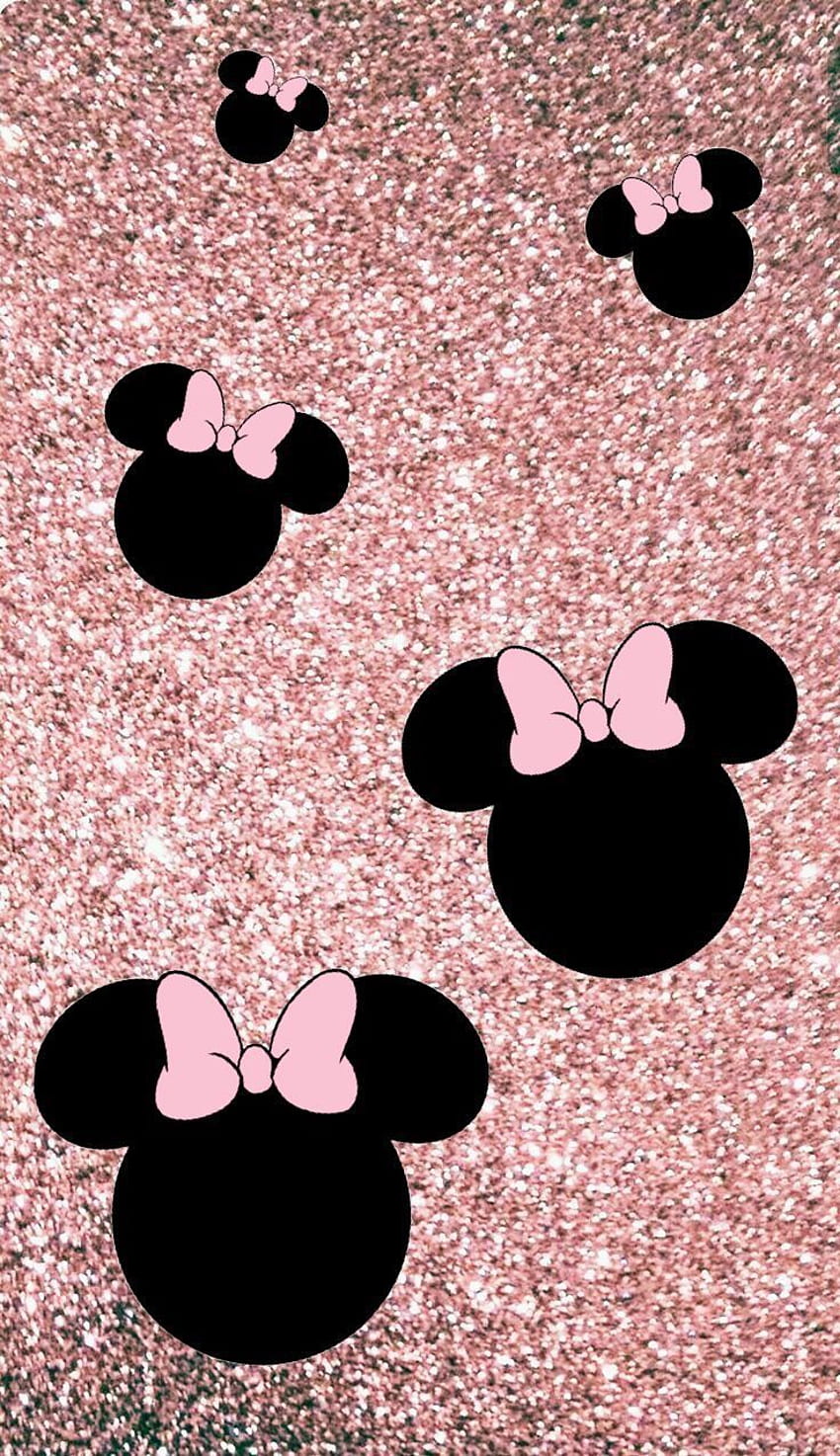 HD wallpaper: Minnie Mouse wallpaper, heart, pink, cartoon, disney, purple  | Wallpaper Flare