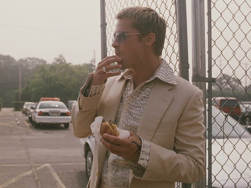 Tout ce que Brad Pitt a jamais mangé dans un film vous donnera une telle envie de nourriture, Ocean's Eleven Fond d'écran HD