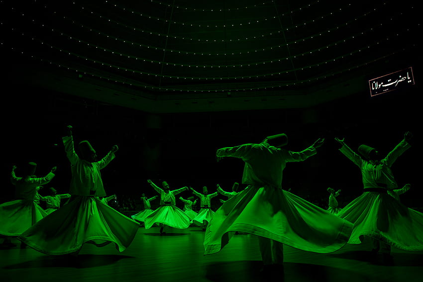 Tanz der wirbelnden Derwische, Sufi-Tanz HD-Hintergrundbild