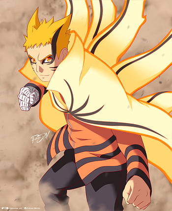 Naruto Uzumaki Baryon Mode Anime Wallpaper 4k HD ID:8736