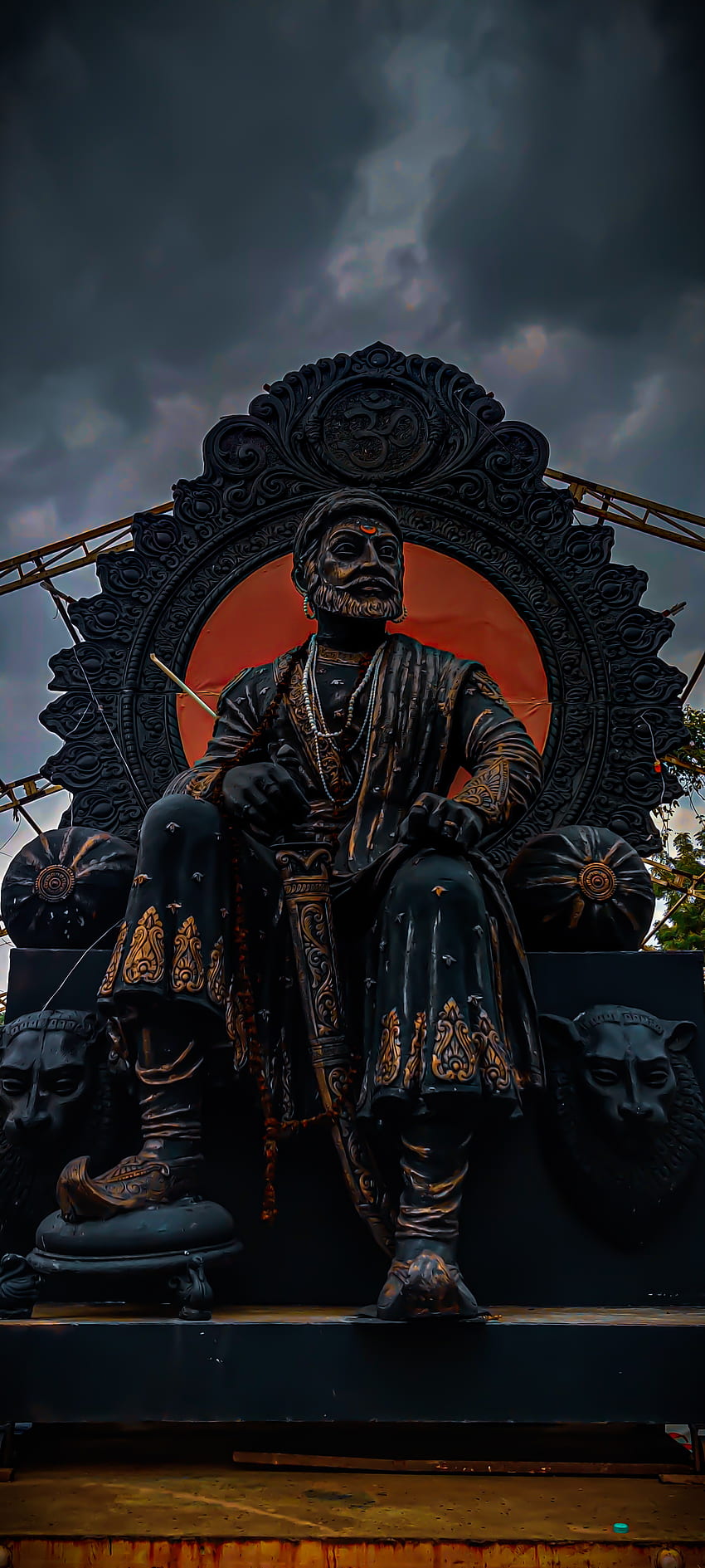 Shivaji Maharaj, cloud, sky HD phone wallpaper