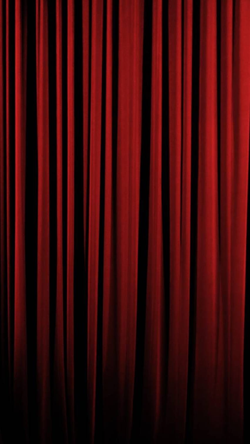 red curtain, Stage Curtain HD phone wallpaper
