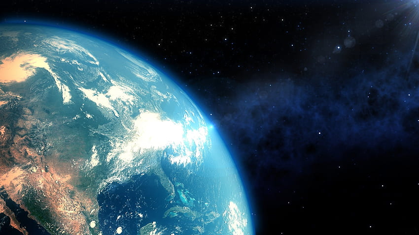 มุมมองโลกจากอวกาศ จาก อวกาศ โลก ภายนอก วอลล์เปเปอร์ HD