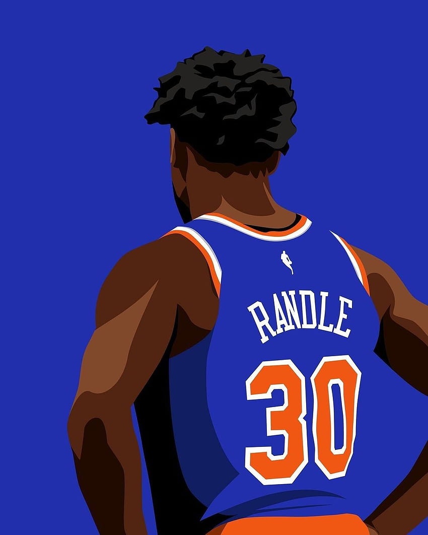 André Donadio über die New York Knicks. Knicks-Basketball, NBA-Grafik, NBA-Logo, Julius Randle HD-Handy-Hintergrundbild