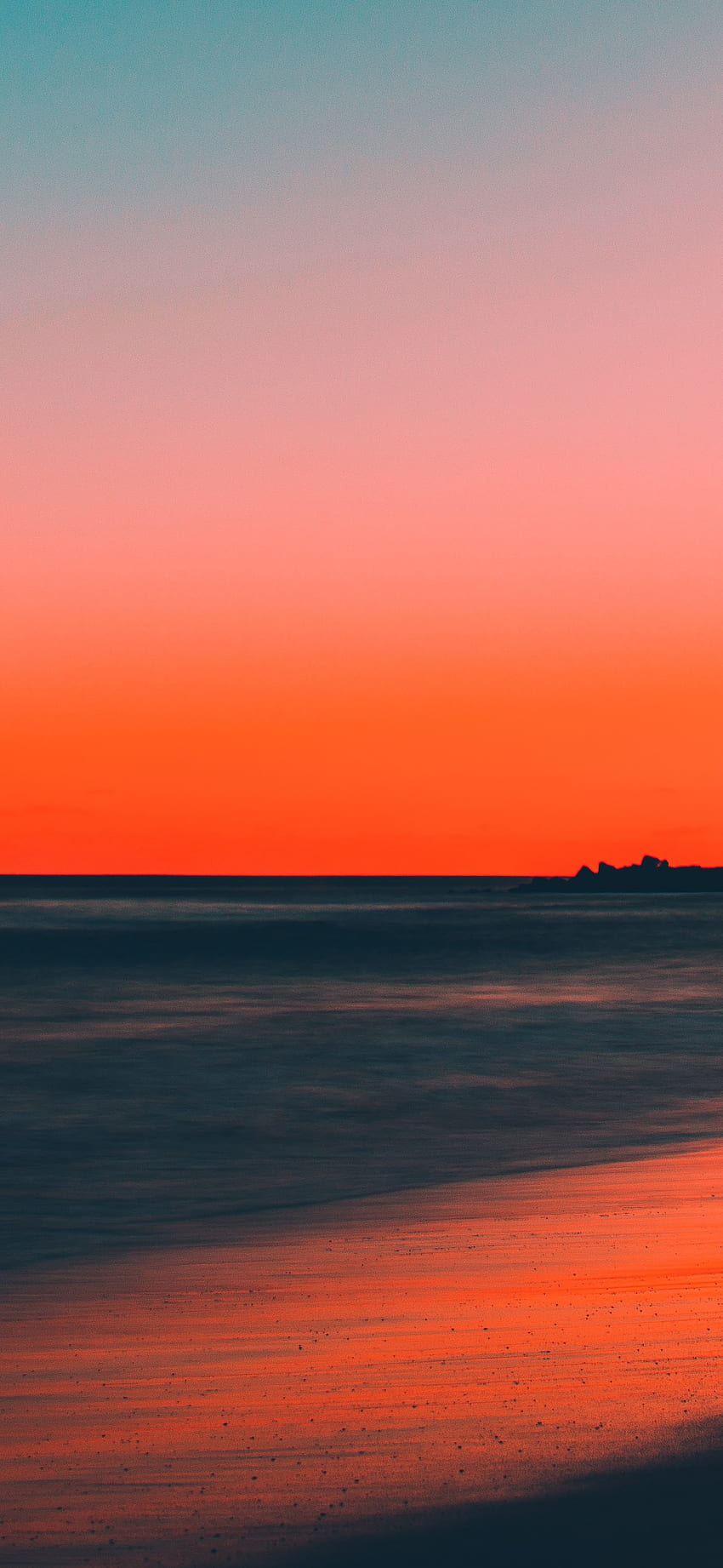 Sunset Beach Sea Horizon Scenery , Cool Ocean HD phone wallpaper