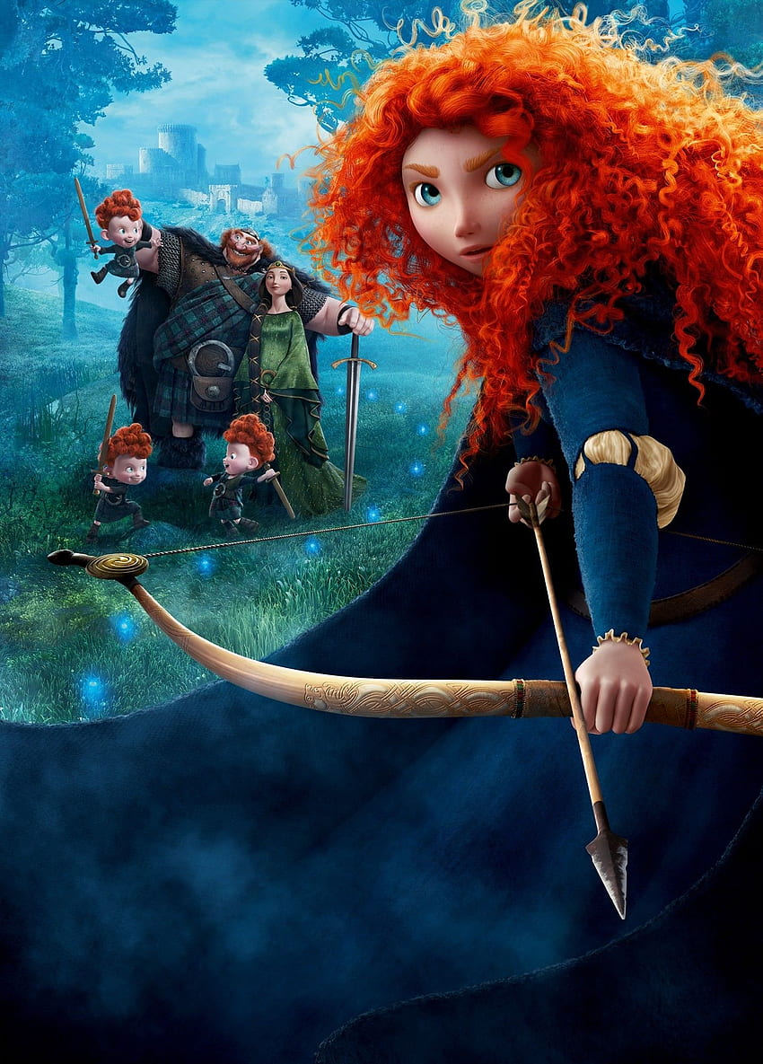 Brave (2012) - Movie Brave (2012) Phone, Princess Merida HD phone wallpaper  | Pxfuel