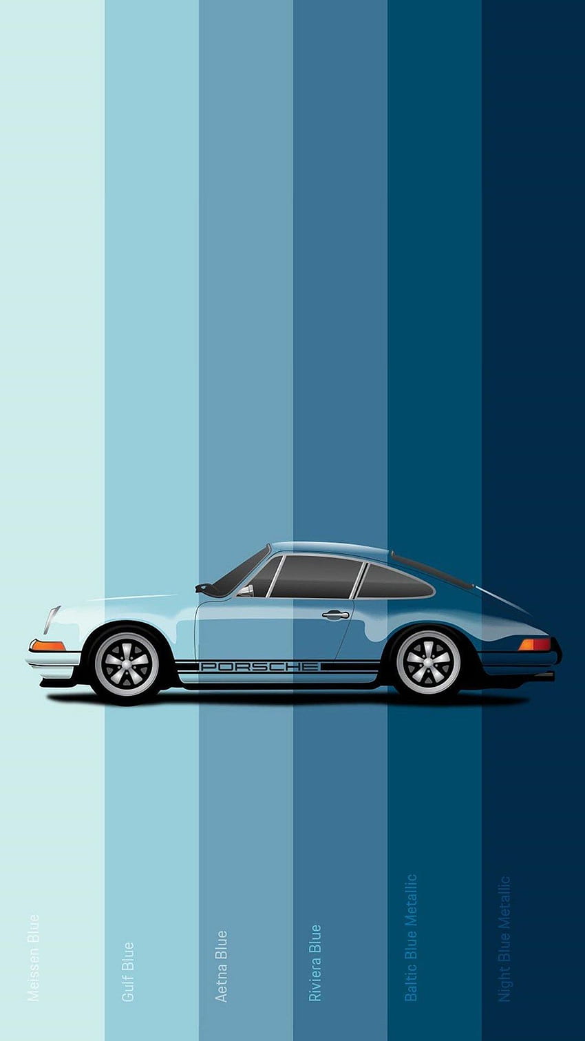 Blue Porsche Samsung Galaxy Note ⋆ Traxzee in 2021. Car , Automotive artwork, Art cars, Retro Porsche HD phone wallpaper
