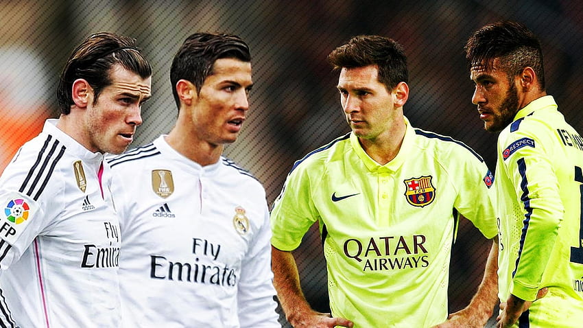 Lionel Messi & Neymar vs Ronaldo & Bale 2015 â Skills & Goals Battle ...