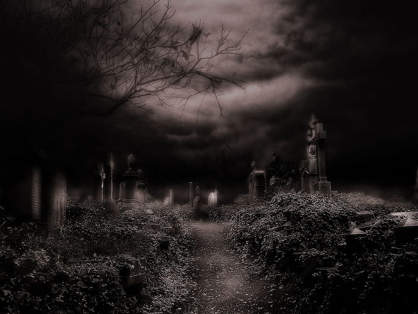 Cemetery, Gothic Cemetery HD Wallpaper | Pxfuel