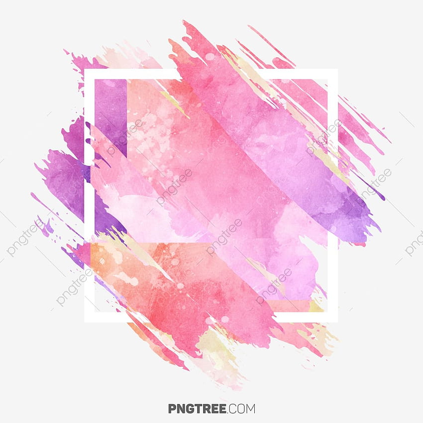 Watercolor Border PNG . Vector and PSD Files. on Pngtree, Watercolor Pastel Flowers HD phone wallpaper