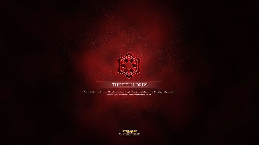 Sith Symbol, Star Wars Sith Code HD wallpaper