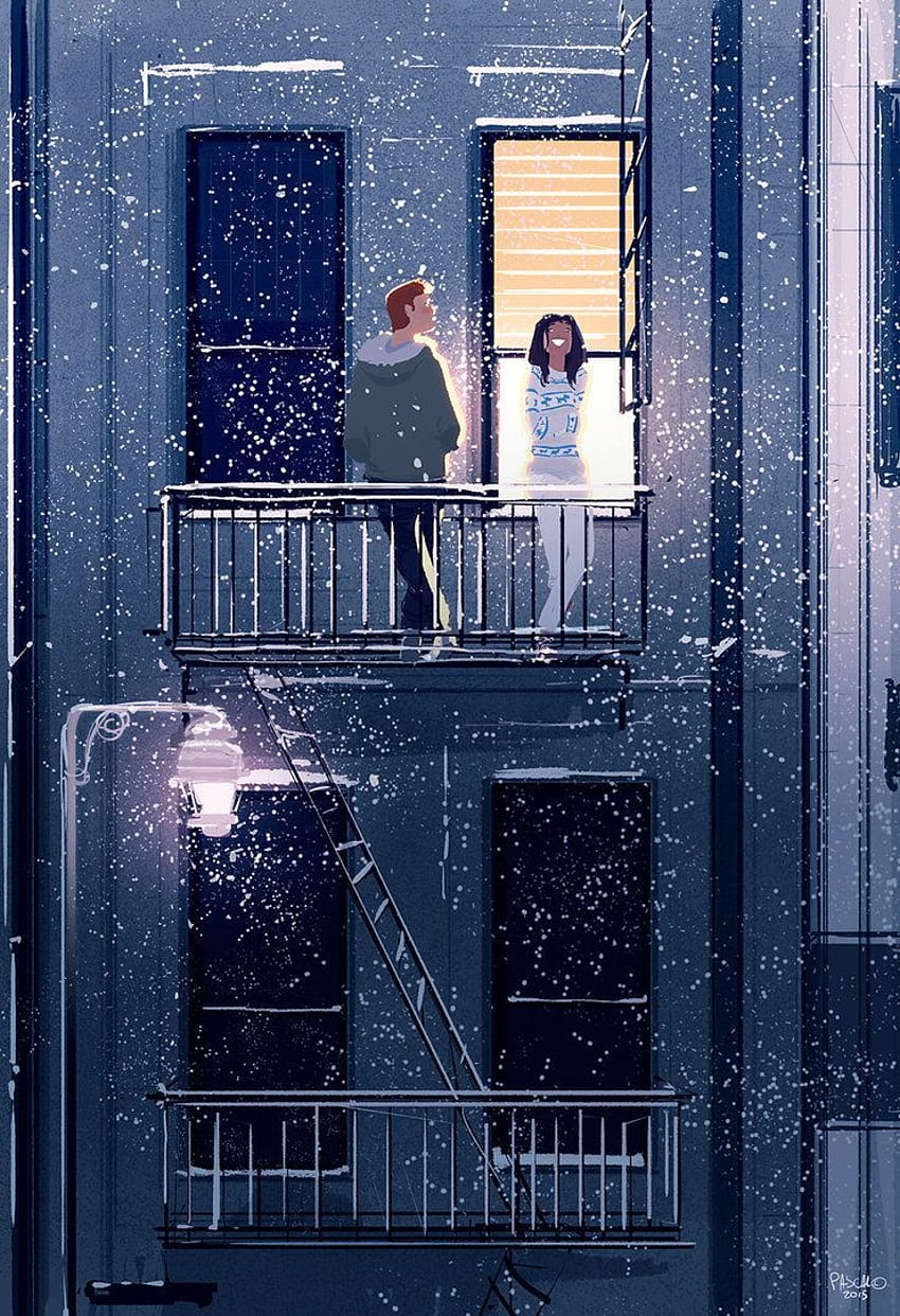 ̨ON THE BALCONY by Pascal Campion⌨ HD phone wallpaper
