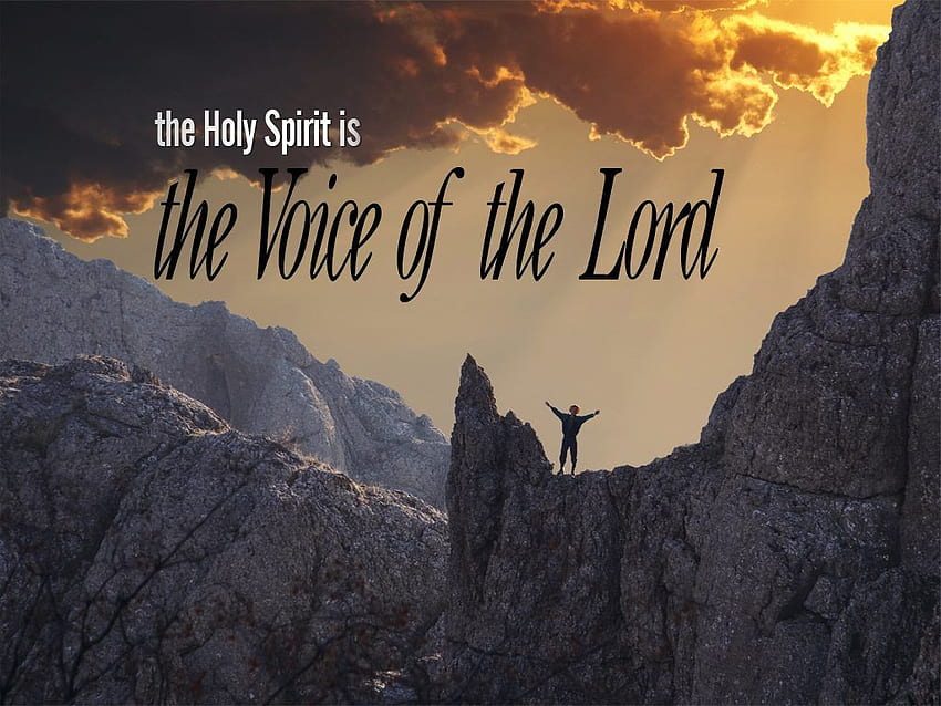 Christian Graphic: Voice Holy Spirit - Christian HD wallpaper