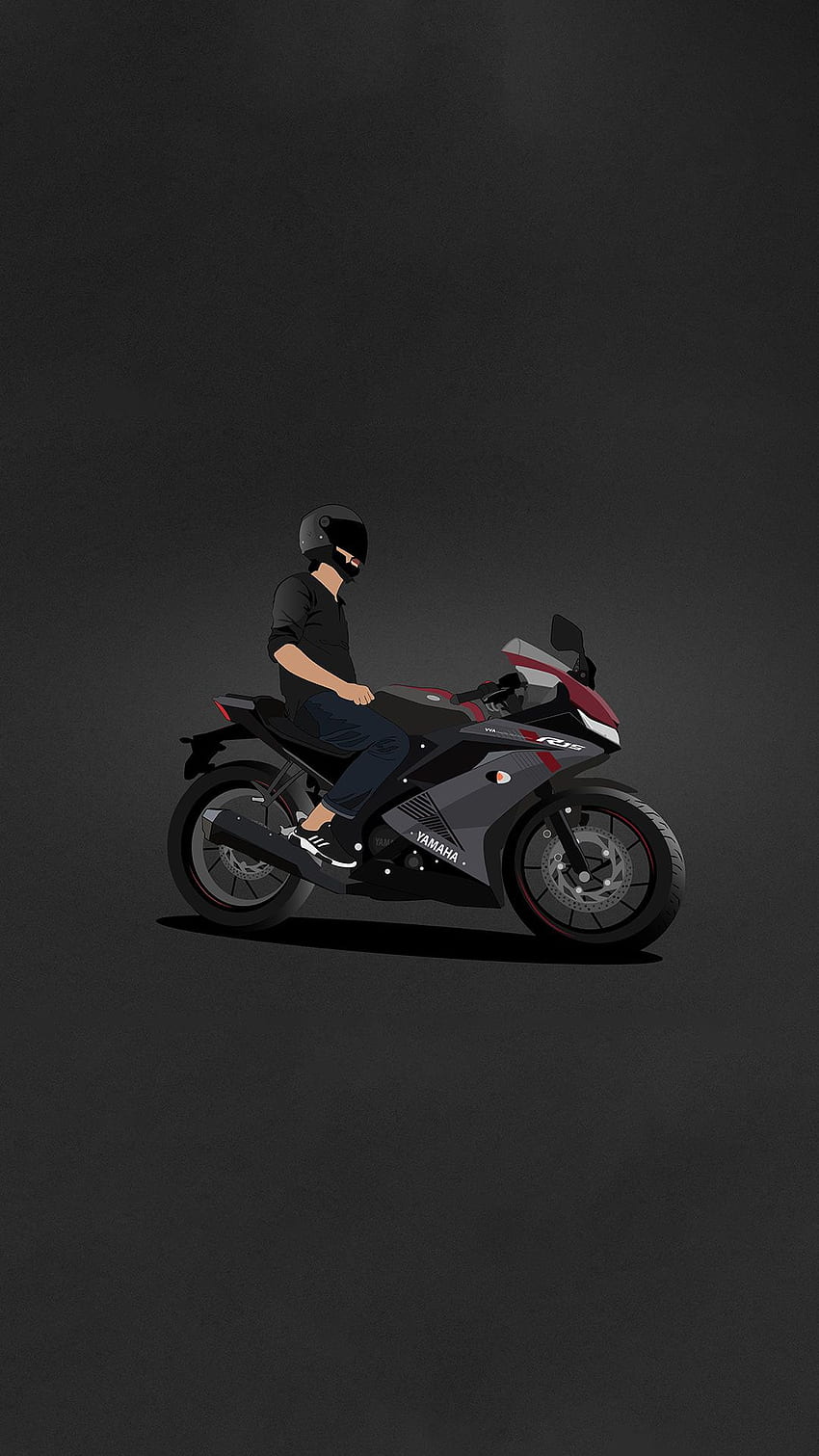 R15 Fahrrad, Yamaha, Sportfahrrad, Logo HD-Handy-Hintergrundbild