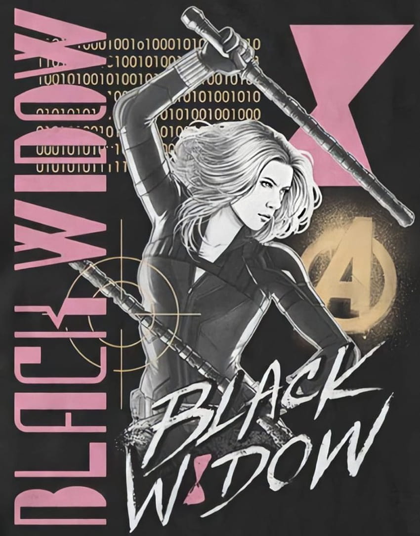 Black Widow: Нова промоция „Unfinished Business“ и теми за шпионаж, Black Widow Aesthetic HD тапет за телефон