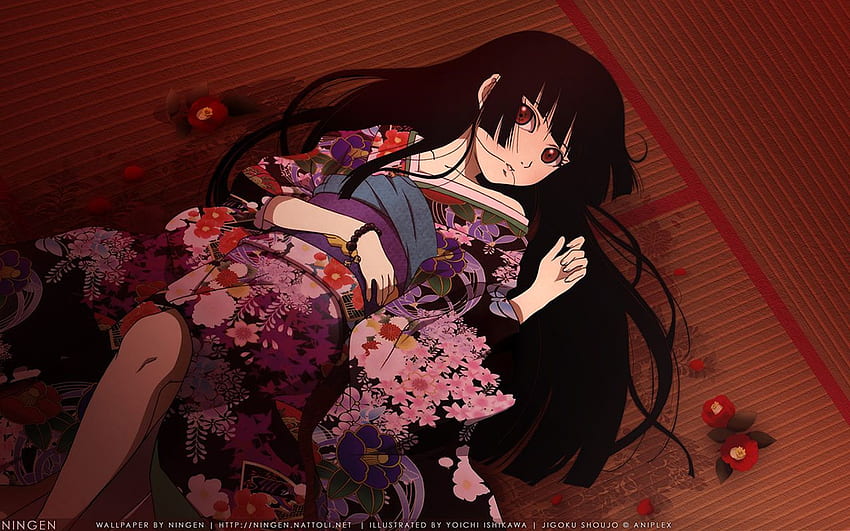Jigoku Shoujo, Ai Enma, Höllenmädchen HD-Hintergrundbild
