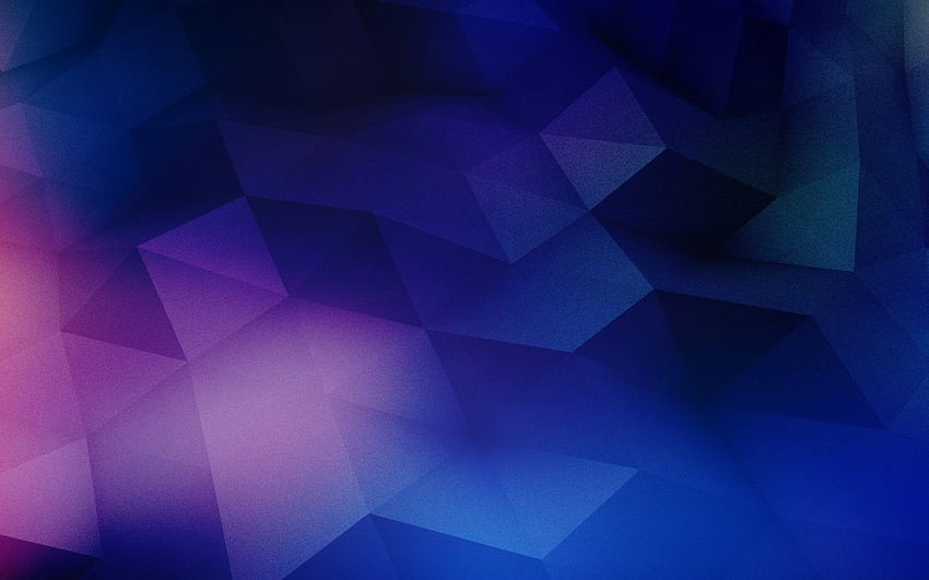 Blue & Purple Geometric Shapes PC and Mac HD wallpaper