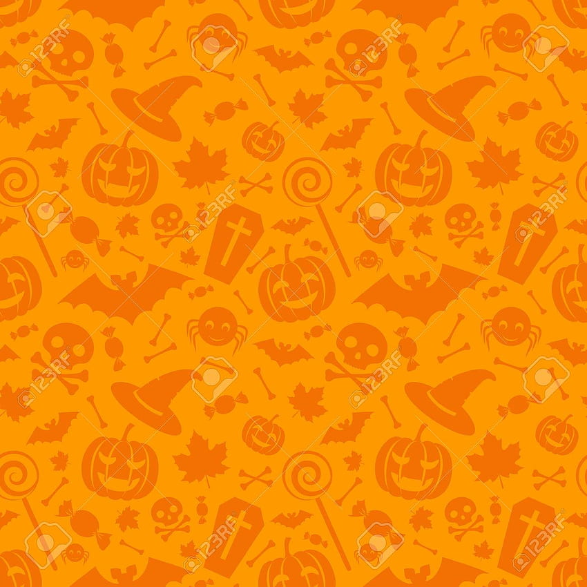 Halloween Orange Festive Seamless Pattern Endless Background [] for your , Mobile & Tablet. Explore Halloween Orange . Halloween Orange , Orange Halloween , Halloween Orange And Black HD phone wallpaper