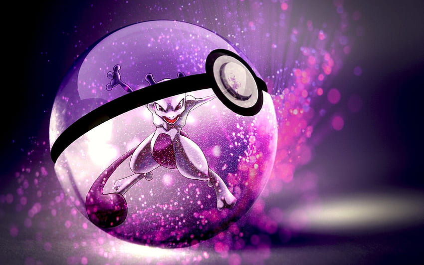 Mewtwo Anime Pokémon Lucario, Anime, mammal, chibi, vertebrate png | PNGWing