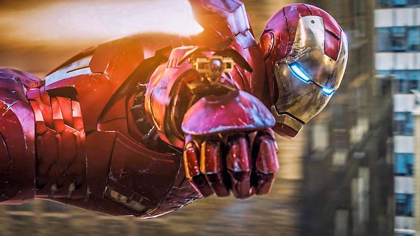 4D: Genial - Flying Shoot Iron Man fondo de pantalla