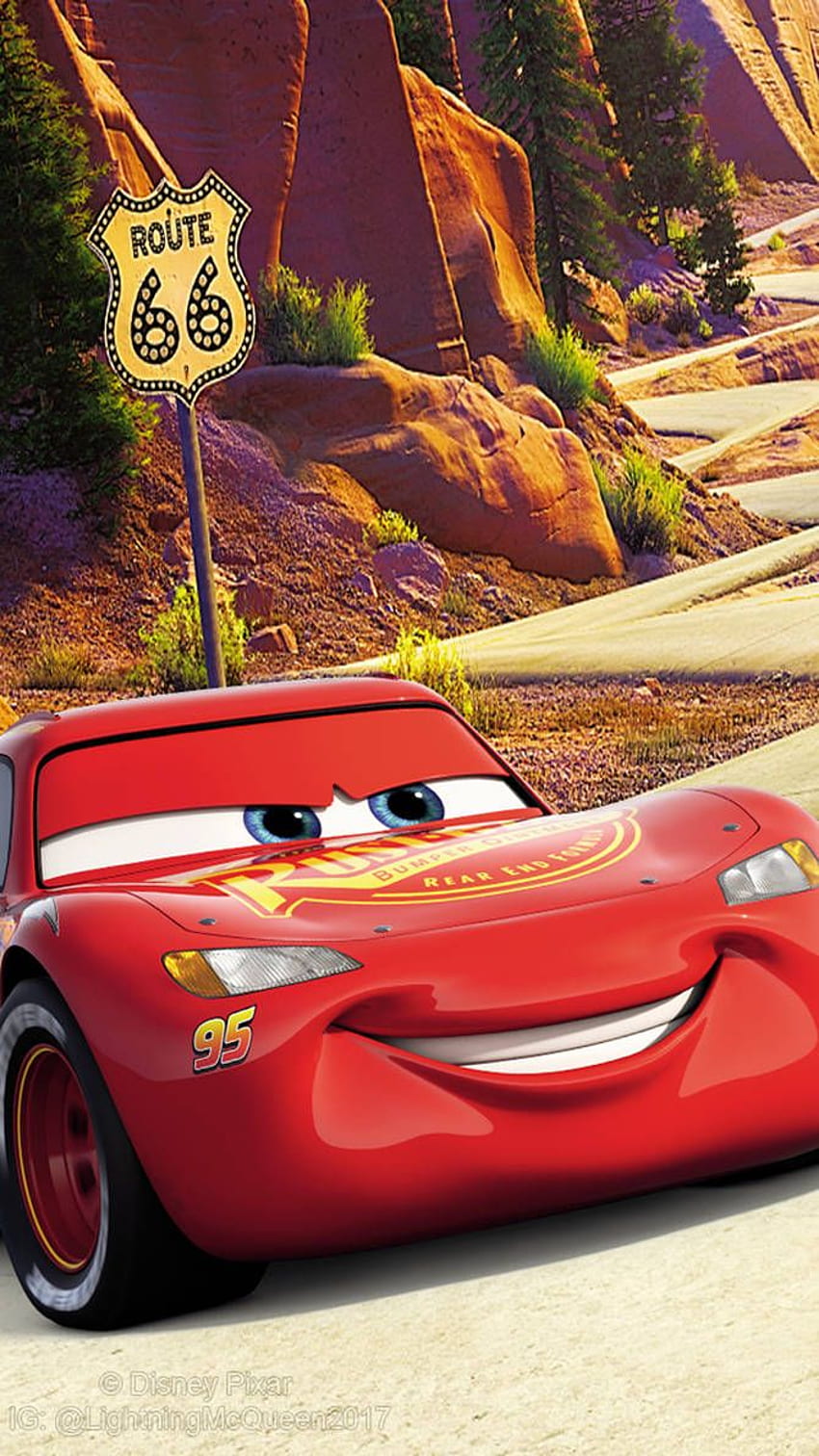Lightning Mcqueen iPhone The Galleries Of - Lightning Mcqueen Car 3 - &  Background, Pixar Cars HD phone wallpaper | Pxfuel