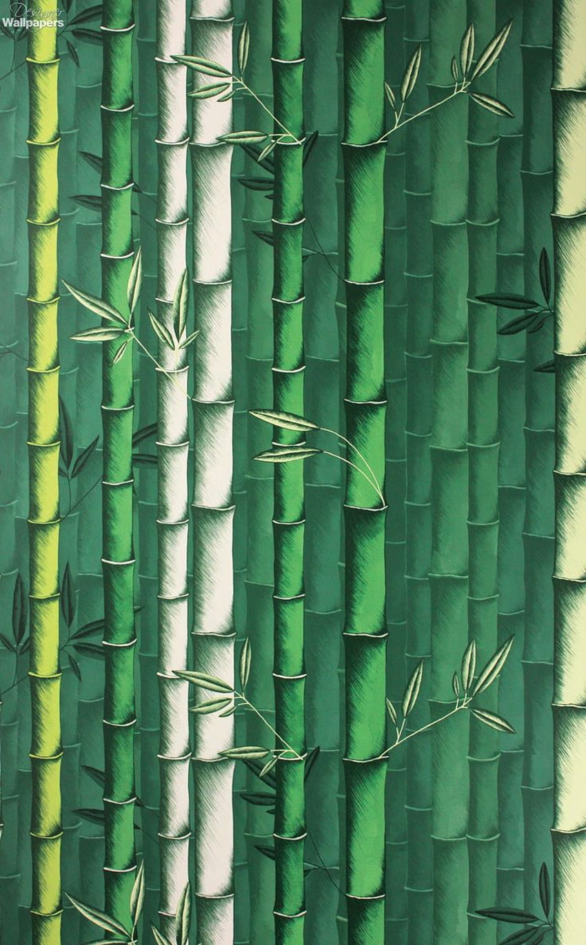 Le bambou est un motif vertical inhabituel et accrocheur qui ressemble à la plante de bambou. Les bambous géants sont les plus grands M. Bamboo , Bamboo, Osborne & Little, Bamboo Garden Fond d'écran de téléphone HD