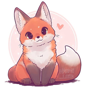 Cute fox drawing HD wallpapers | Pxfuel