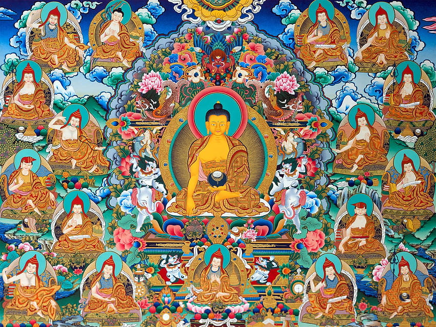 Tibetan Buddhist . Astrology Tarot Other, Neon Buddha HD wallpaper