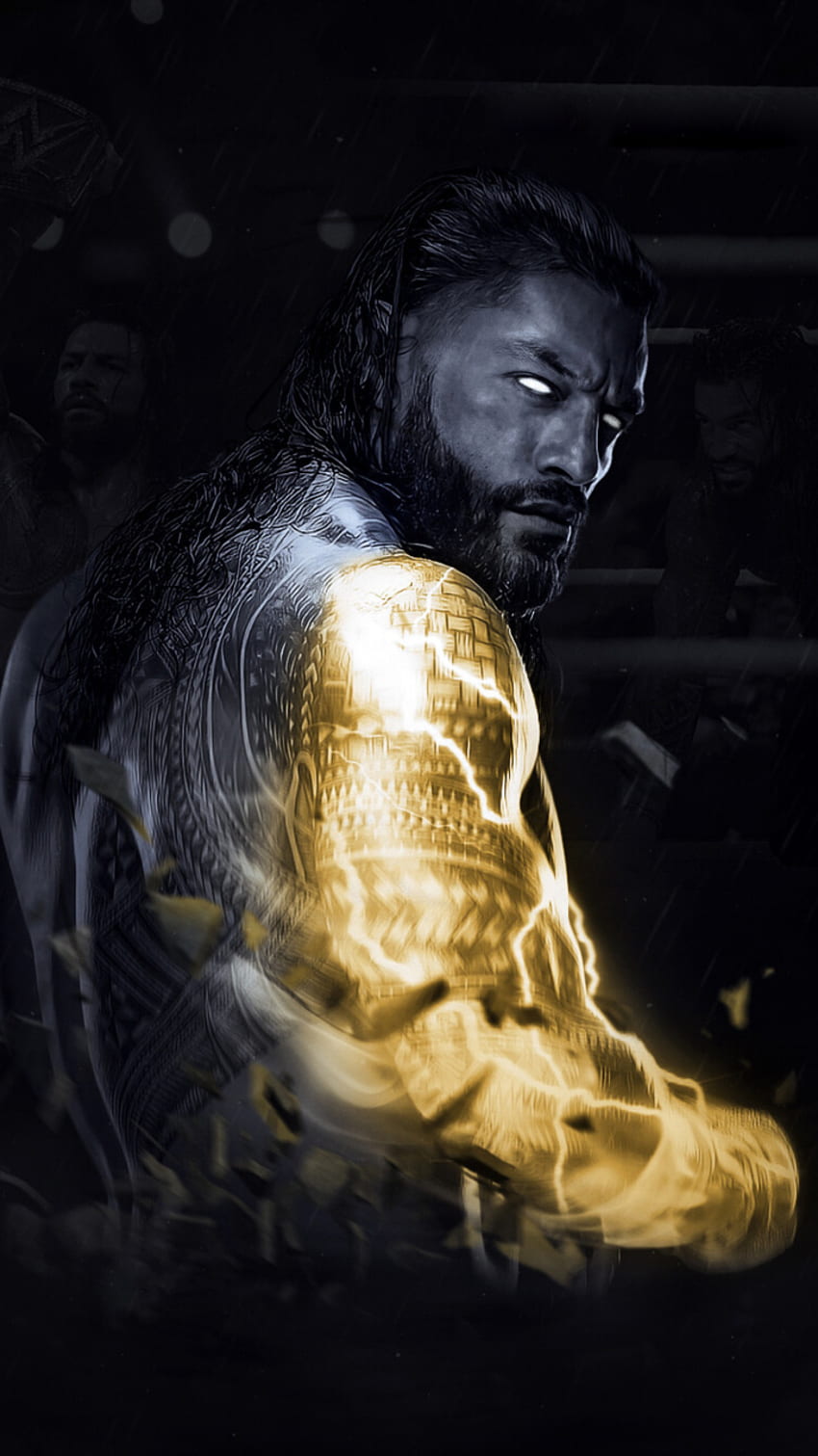 Roman Reigns หัวหน้าเผ่า WWE วอลล์เปเปอร์โทรศัพท์ HD