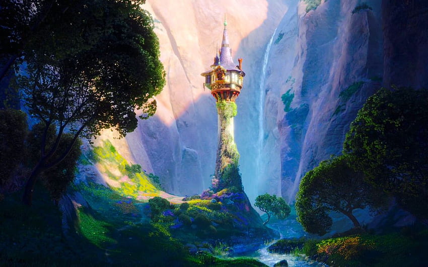 Tangled, Tangled Tower HD wallpaper