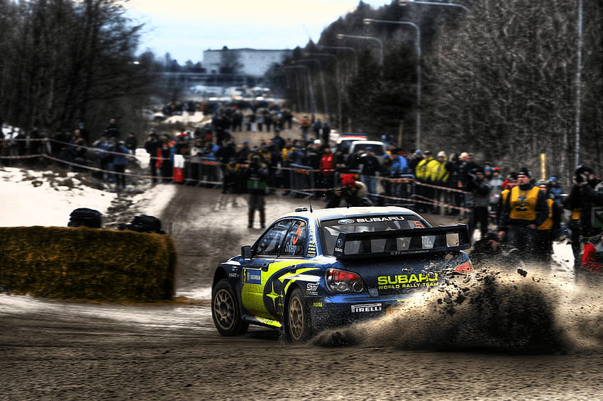 WRC, Subaru Rally HD wallpaper