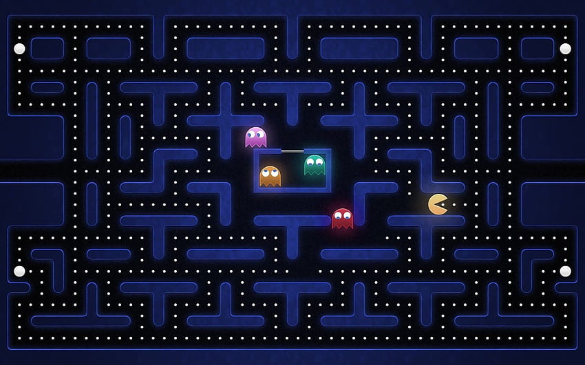 Old school game pacman [] for your , Mobile & Tablet. Explore Old Computer . For Computer Screen, Background for Computer,, Retro Screen HD wallpaper