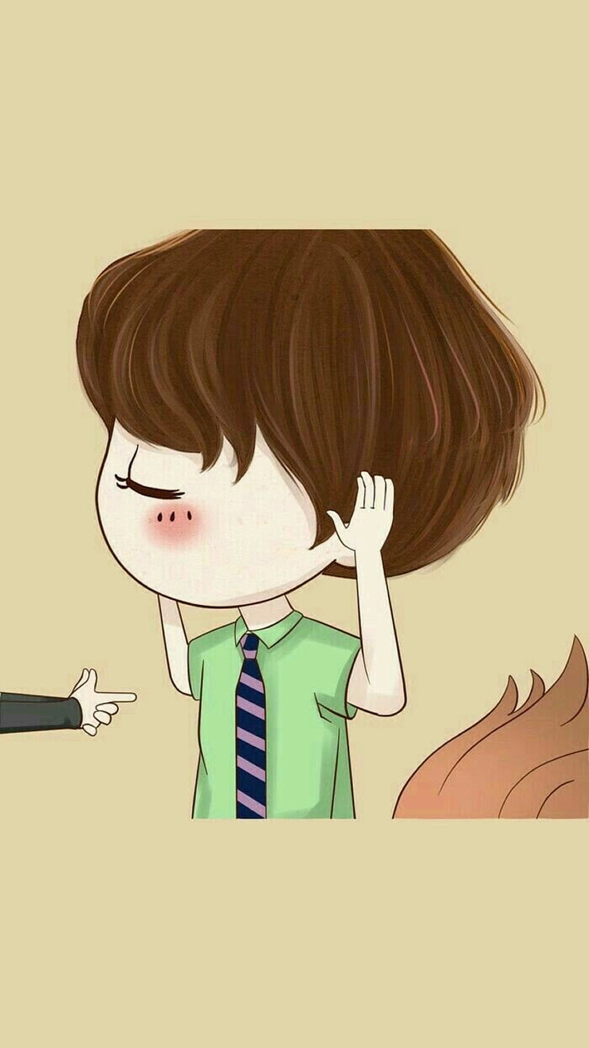 Love Cartoon For Whatsapp Dp, Cute Cartoon Chibi HD phone ...