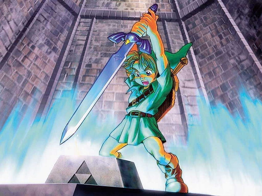 The Master Sword in the Temple of Time. Ocarina of time, Legend, Young Link HD wallpaper