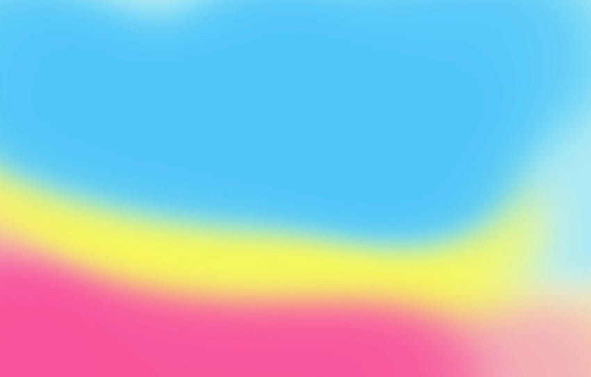 жълто, розово, синьо, цвят, минимализъм за , раздел минимализъм HD тапет
