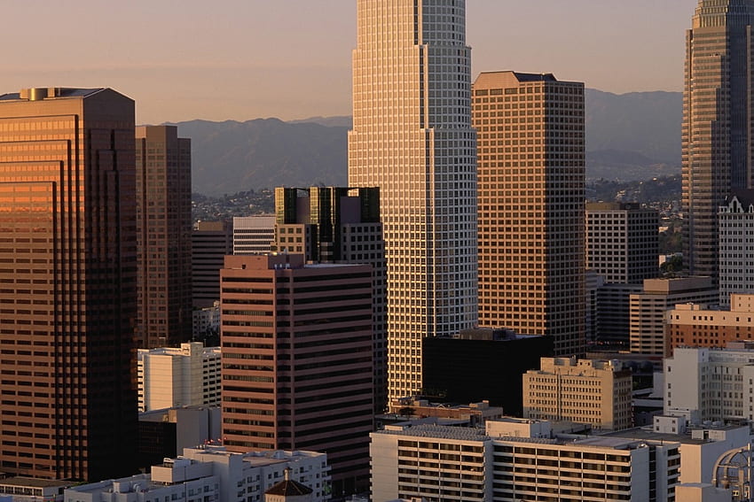 고층 빌딩, 미국, 현대, 건축물, 미국 HD 월페이퍼