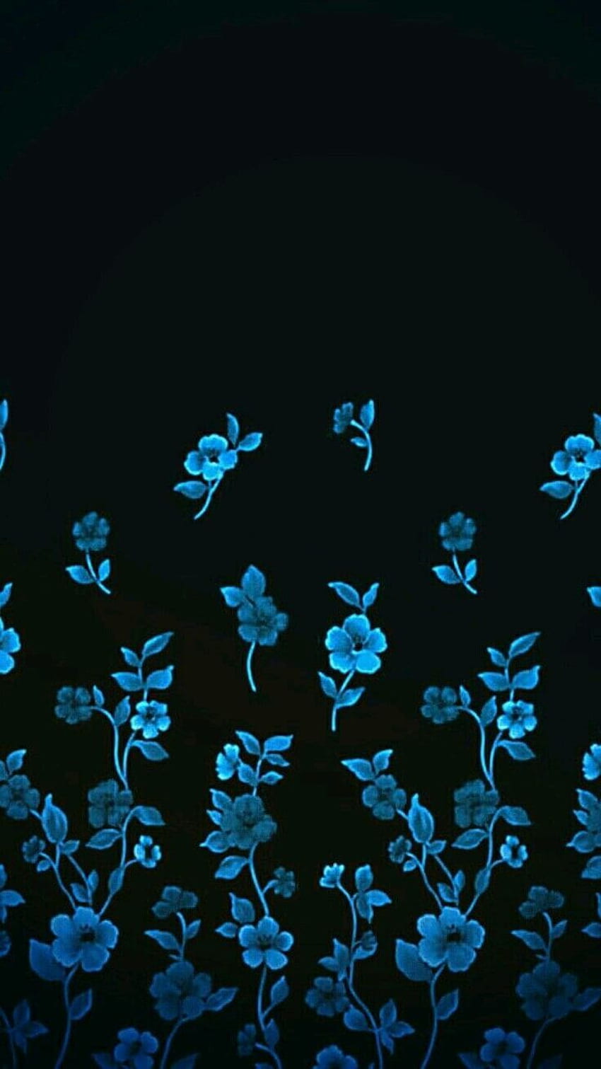 téléchargé par amyjames. Trouvez des vidéos sur le noir, le blanc et l'art sur We. Fond fleuri, iPhone floral, iPhone fleur, Floral noir et bleu Fond d'écran de téléphone HD