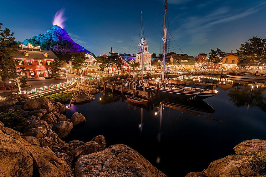 Tokyo Disneysea. Tokyo disney sea, dunia Disney, Tokyo Disneyland Wallpaper HD