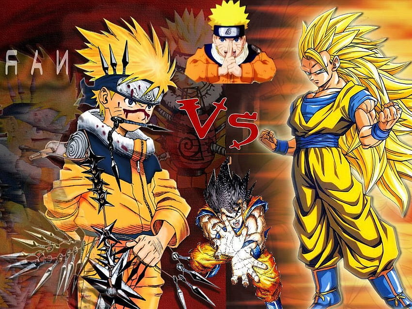 Naruto vs goku HD wallpapers | Pxfuel