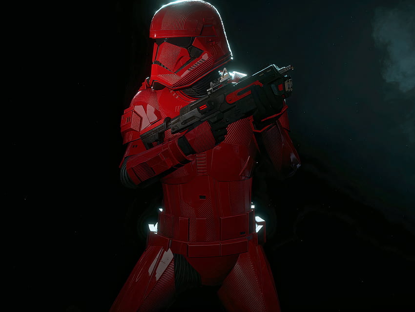 Star Wars Sith Trooper, rojo, secuelas, sw, primero, orden fondo de pantalla