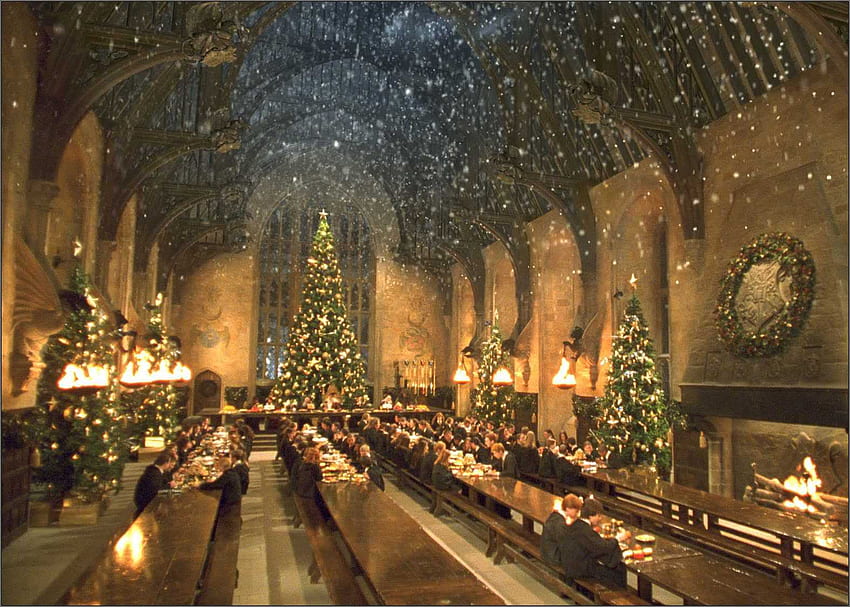 Hogwarts, Aula Besar Harry Potter Wallpaper HD