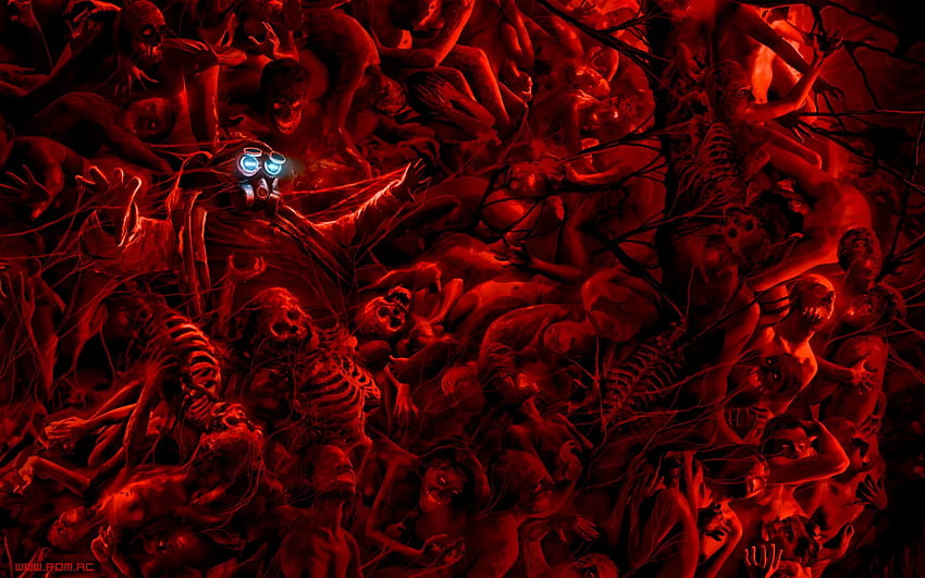 Citas demoníacas del mal oscuro. CitasGram, Red and Black Demon fondo de pantalla