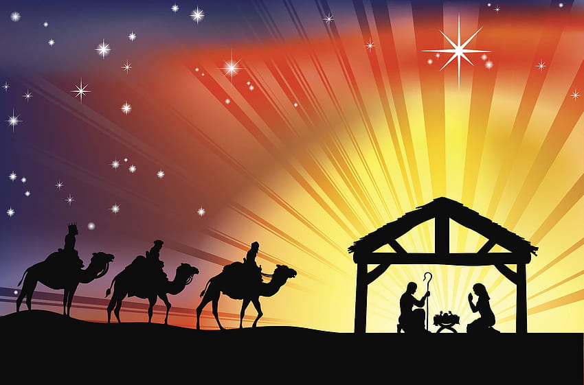 Para > Fundo da Natividade. . presépio de natal, presépio de alegria natal cristão papel de parede HD
