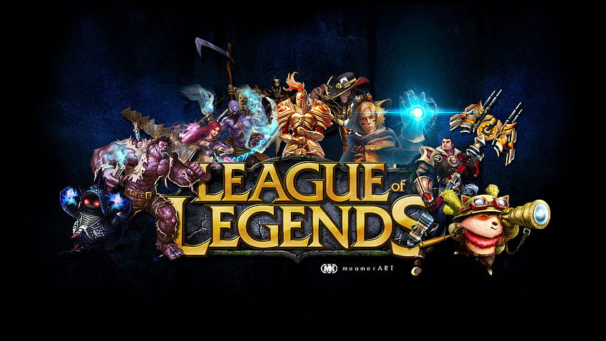 Lol Support, League of Legends-Logo HD-Hintergrundbild