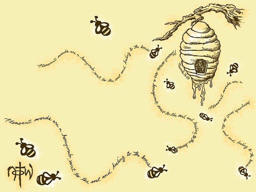 Honey Bee, Yellow Bee Aesthetic HD wallpaper