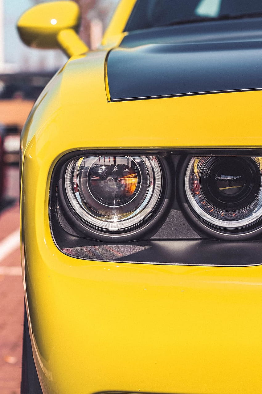 : sport, auto, auto, velocità, veicolo, automobile, Lenovo Yellow Car Sfondo del telefono HD