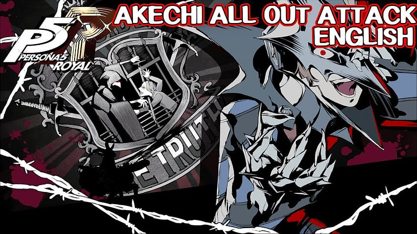 Black Mask Akechi All Out Attack INGLÉS - Persona 5 Royal, Goro Akechi fondo de pantalla