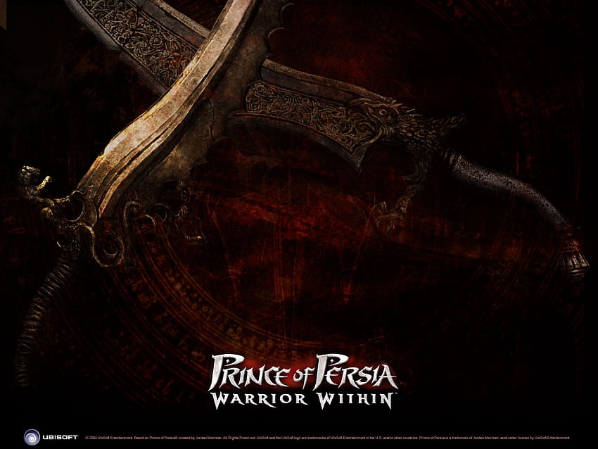 Prince of Persia wojownik w podwójnym mieczu, gra wideo, miecz, ubisoft, ciemny, książę persji wojownik w środku, książę persji, przygoda, akcja, broń, gra, podwójny miecz Tapeta HD