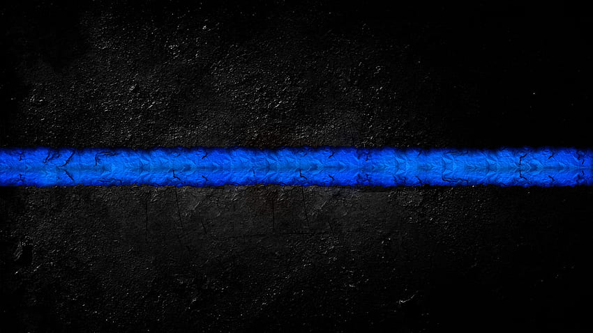 Bandera de línea azul delgada Línea azul delgada - Línea azul delgada - y fondo de pantalla
