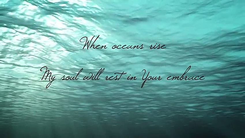 Oceans (Where Feet May Fail) - Piano Instrumental with Lyrics - ビデオ Dailymotion、Oceans Hillsong 高画質の壁紙